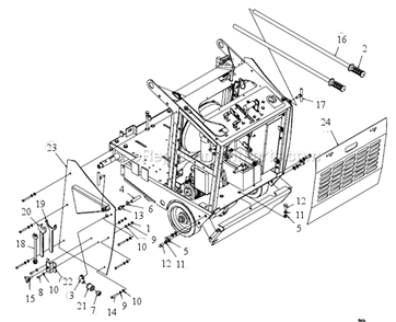 Part Location Diagram of 162635 MK Diamond Knob, 1/2-13 T-Handle